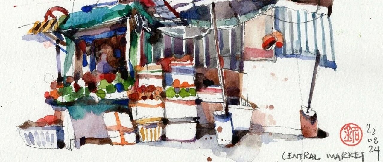 He painted 3273 pictures and persisted for ten years. His pen and watercolors are messy, but they are ridiculously beautiful