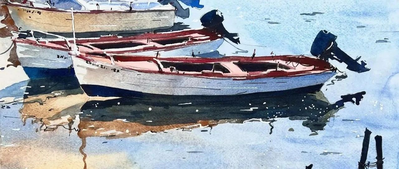 His watercolor texture is absolutely amazing! I can't bear to put it down at a glance, and I'm fascinated for a second