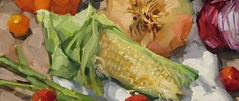 Grandma with a master's degree retired from painting and painted 1,600 pictures in 14 years. This still life is amazing in one second! Envy people