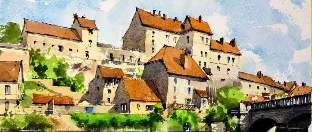 Nameless, he secretly became a painter, the "ceiling" of ordinary people, and the watercolor was painted to the extreme beauty!