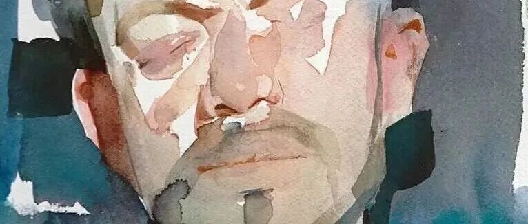 He worked as an auxiliary police officer and a part-time nurse. At the age of 38, he went from "useless" to a painter: minimalism is even more amazing!