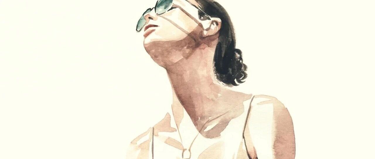 The "ink and wash sense" in watercolor, this big brush stroke "splashes" is so cool, and it's a mess of beauty!